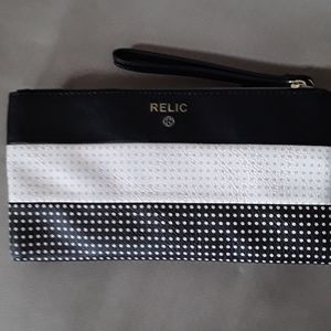 Relic Polka Dot Wristlet/Crossbody Bag